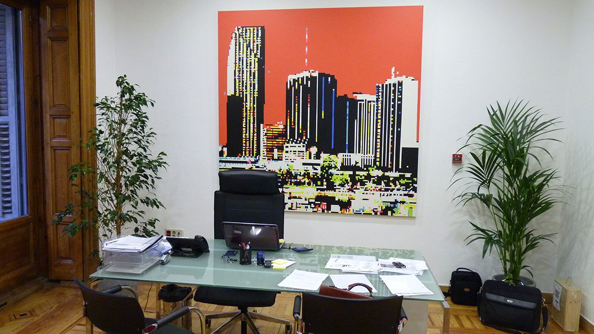 Proyecto de arte en Keytrade AG