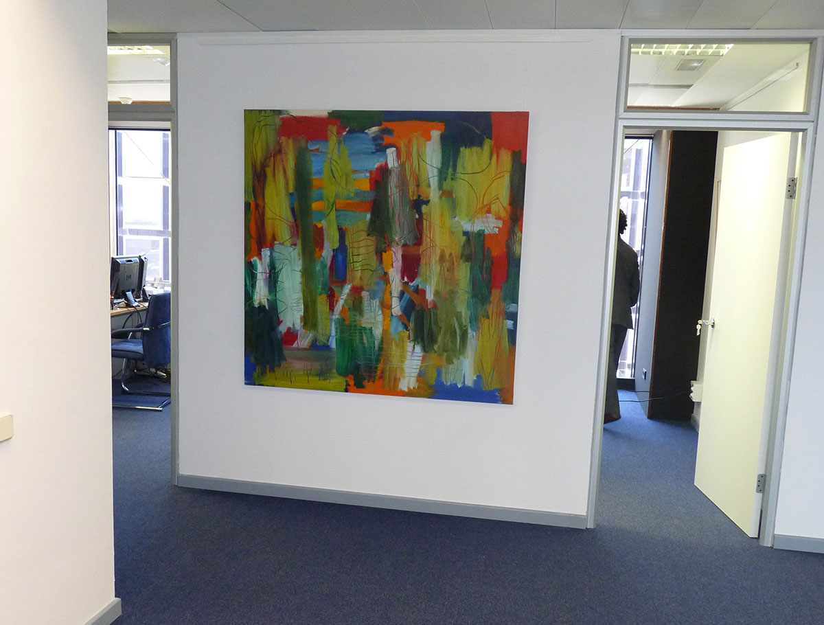 Proyecto de arte en Pluta abogados